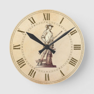 Horloge Ronde Concord Minuteman