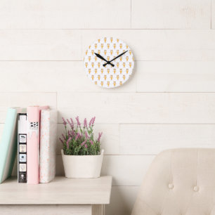 Horloge Ronde cône de crème glacée