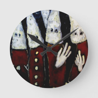 Horloge Ronde conspirateurs