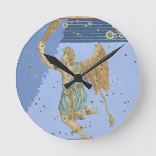 Horloge Ronde Constellation d'Orion, de "Uranometria" par Joha