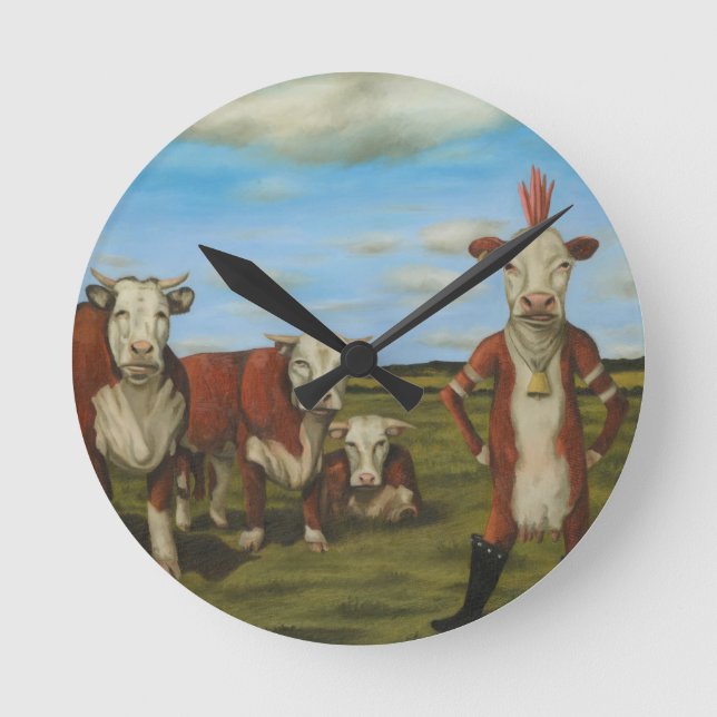 Horloge Ronde Contre le troupeau (Recto)