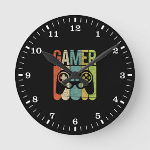 Horloge Ronde Contrôleur de jeu de Gamer