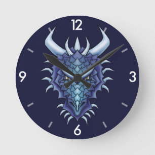 Horloge Ronde Cool Dragon Head
