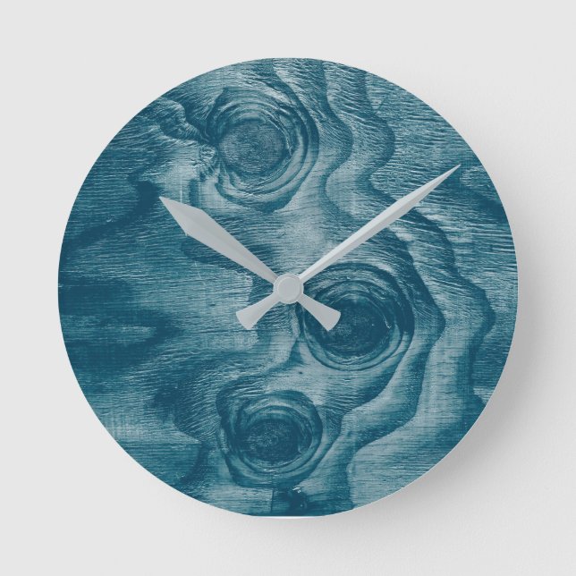 Horloge Ronde Cool Peint Grain Grain Knot Texture (Recto)