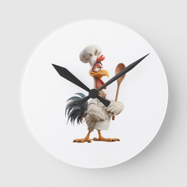 Horloge Ronde Coq (Recto)