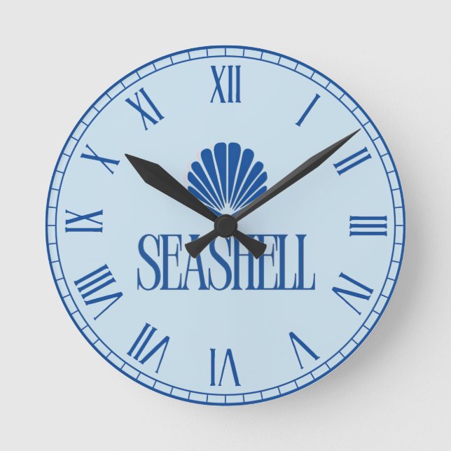 Horloge Ronde Coquillage (Recto)