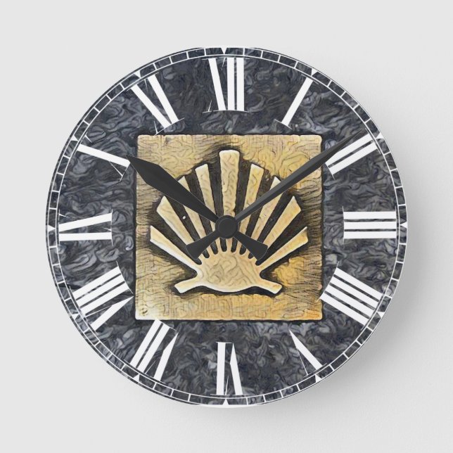 Horloge Ronde Coquille de St Jacques (Recto)