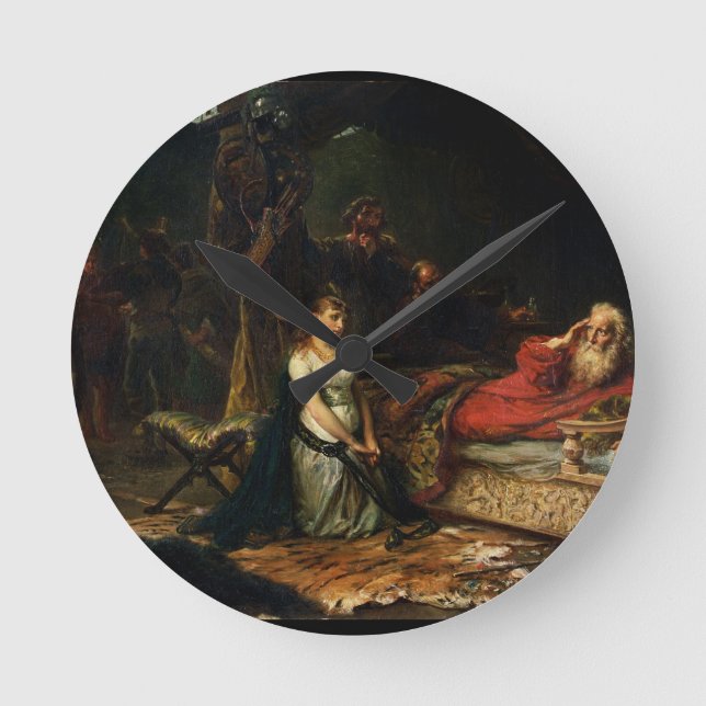 Horloge Ronde Cordelia and King Lear (Recto)