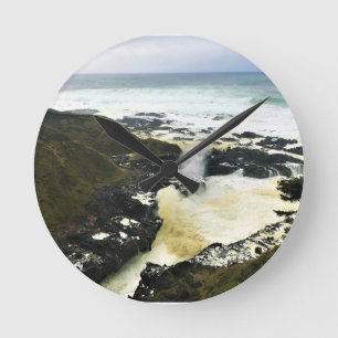 Horloge Ronde Corne de Spouting, cape Perpetua, Oregon Coast