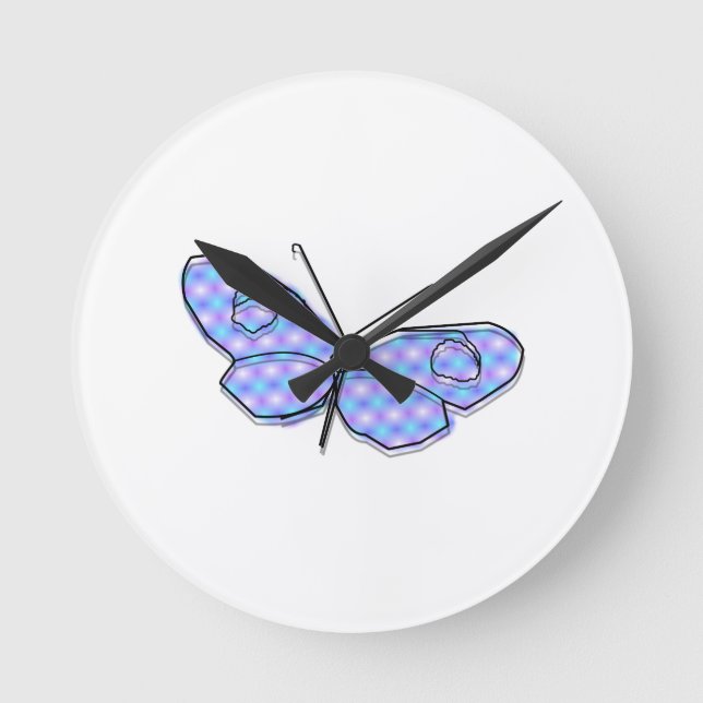 Horloge Ronde Cosmic Butterfly (Recto)