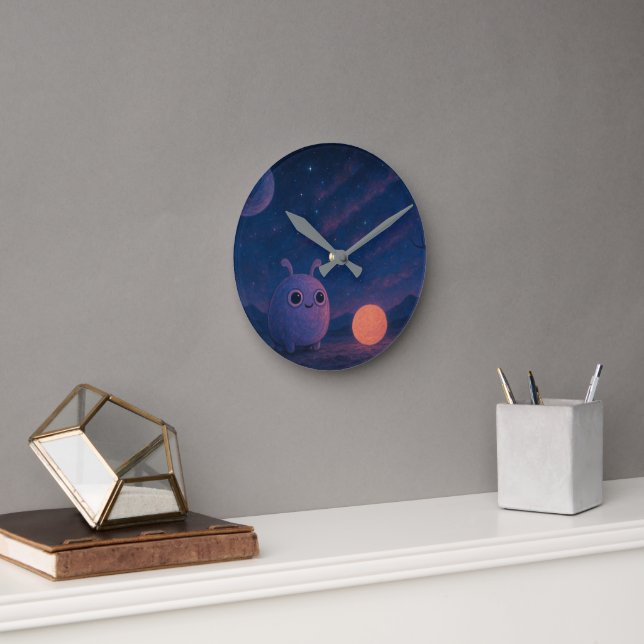 Horloge Ronde Cosmic Cutie Wall Clock (Bureau)