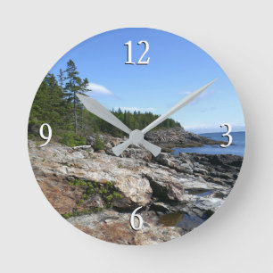 Horloge Ronde Côte de l'île Bar au parc national d'Acadia