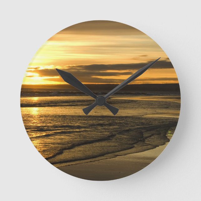 Horloge Ronde Coucher de soleil (Recto)