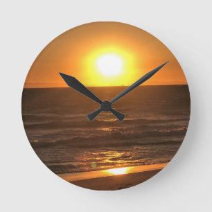 Horloge Ronde Coucher de soleil à Newport Beach, Californie