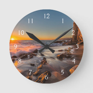 Horloge Ronde Coucher de soleil à Victoria Beach