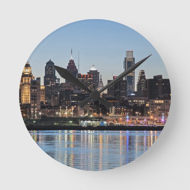 Horloge Ronde coucher de soleil de Philly (Recto)