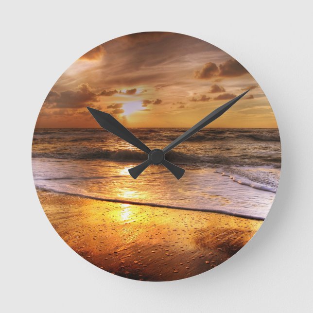 Horloge Ronde Coucher du soleil (Recto)