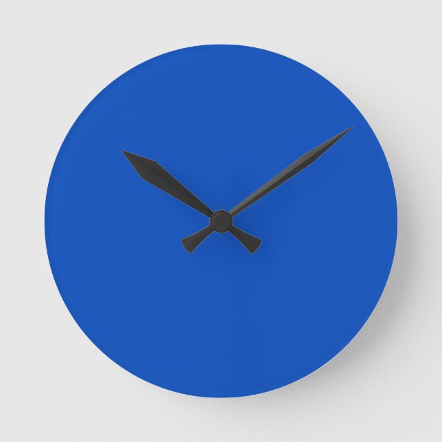 Horloge Ronde Couleur de clé chroma bleu (Recto)