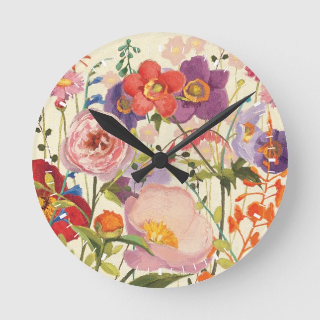 Horloge Ronde Couleur Printemps (Recto)