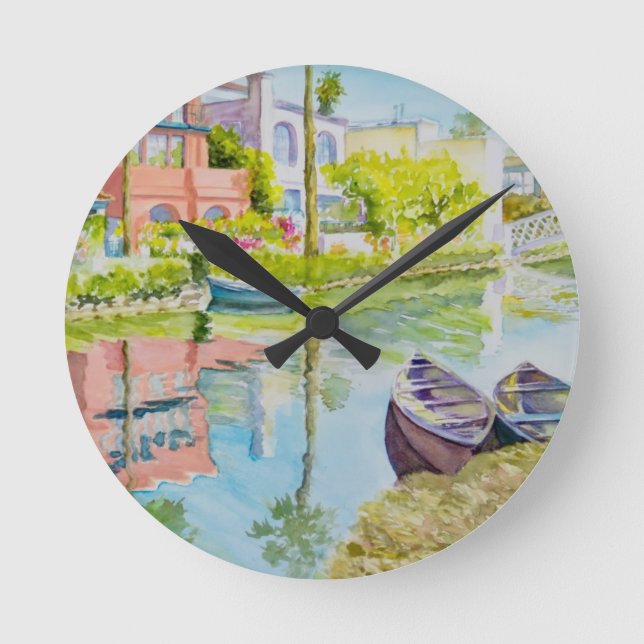 Horloge Ronde Couleurs de Venise (Recto)