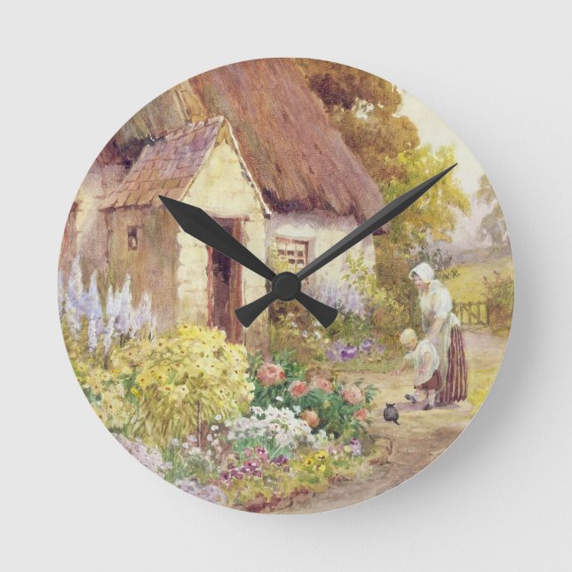Horloge Ronde Country cottage (Recto)