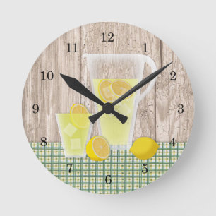 Horloge Ronde Country Lemonade