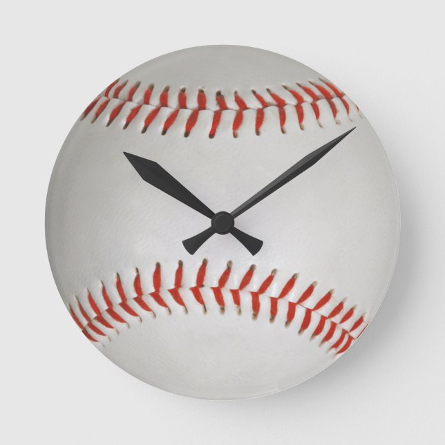 Horloge Ronde Coupe de baseball de clock (Recto)