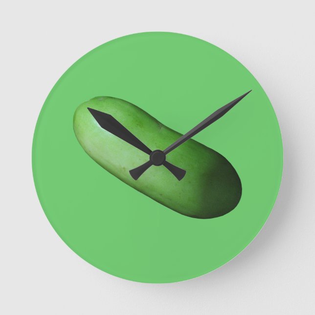 Horloge Ronde Courge verte (Melon d'hiver) (Recto)