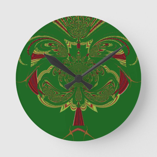 Horloge Ronde Couronne verte (Recto)