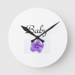 Horloge Ronde Coussin de la crèche pour bébé ronde