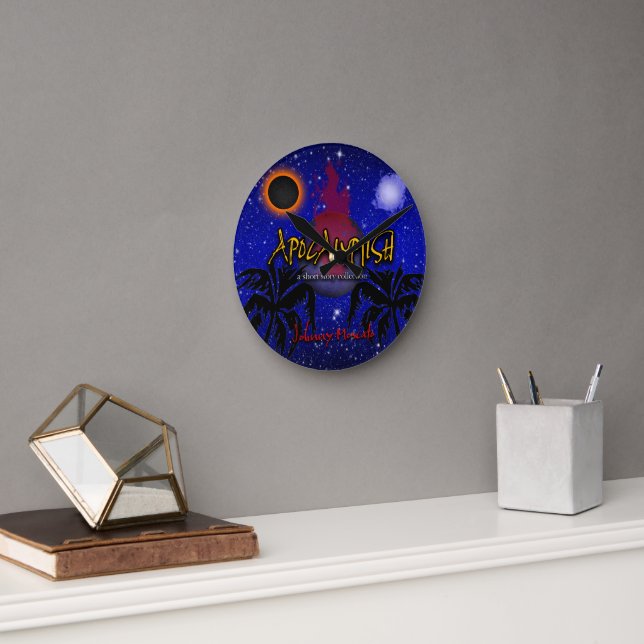 Horloge Ronde Couverture de livre apocalyptique (Bureau)