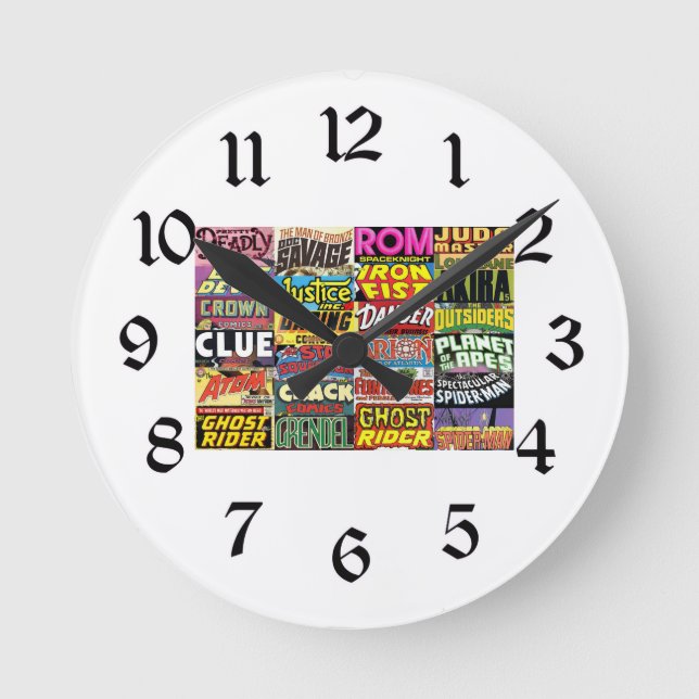 Horloge Ronde Couverture du livre ComIc (Recto)