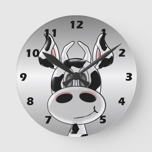 Horloge Ronde Cow (Recto)