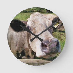 Horloge Ronde COW Cute