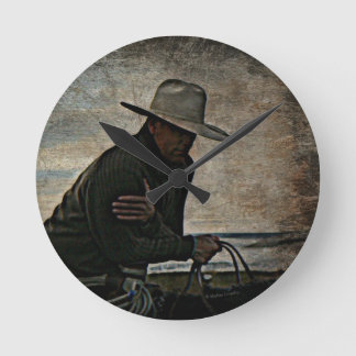 Horloge Ronde Cowboy