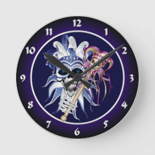 Horloge Ronde Crâne de farceur