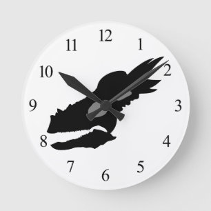 Horloge Ronde Crâne Stygimoloch