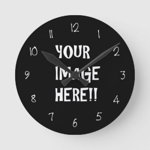 Horloge Ronde Create Your Own Acrylic Round (Medium) Wall Clock