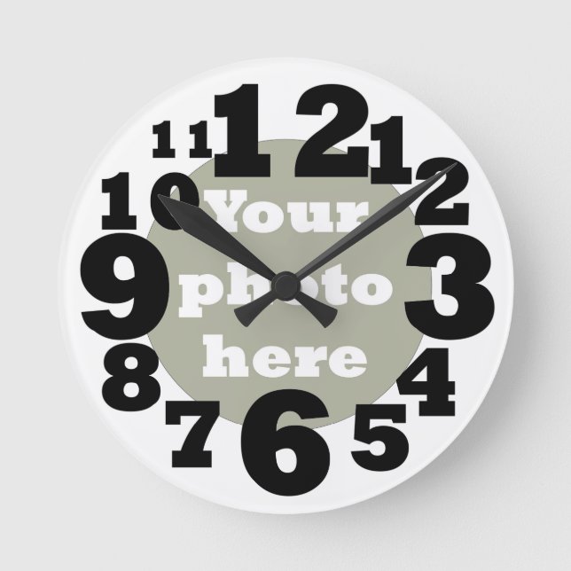 Horloge Ronde Create your own numbered (Recto)