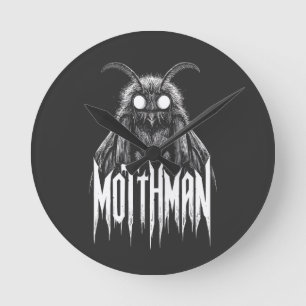 Horloge Ronde Créature paranormale gothique d'horreur cryptide M