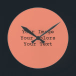 Horloge Ronde Créez votre propre<br><div class="desc">Créez vos propres faveurs de mariage entièrement customisées,  fournitures de réception,  décorations et invitations couleur personnalisées,  bijoux personnalisés et plus encore!</div>