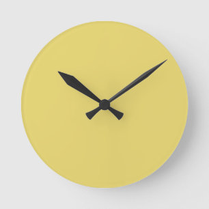 Horloge Ronde Créez votre propre arylide personnalisée Jaune