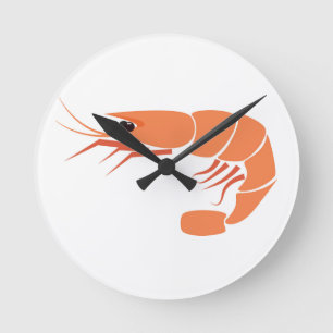 Horloge Ronde crevettes