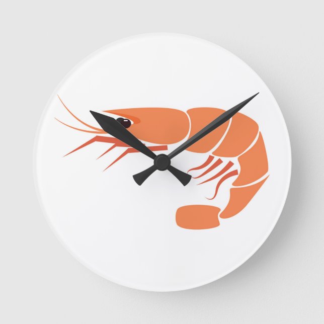 Horloge Ronde crevettes (Recto)