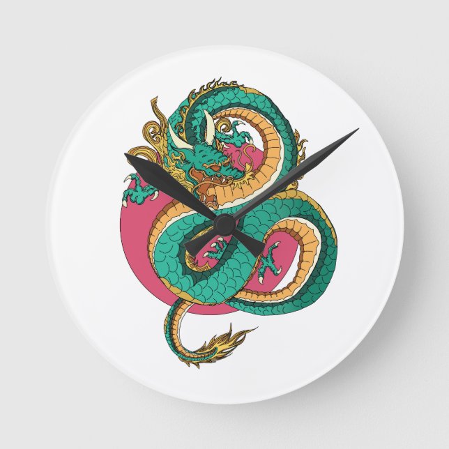 Horloge Ronde Croire aux dragons (Recto)
