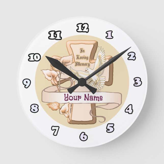 Horloge Ronde Croix commémorative (Recto)