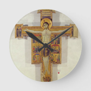 Horloge Ronde Crucifixion, école toscane, deuxième moitié de