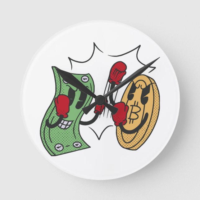 Horloge Ronde Crypto Fight Club (Recto)