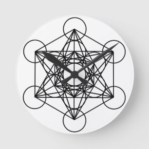 Horloge Ronde Cube Metatron