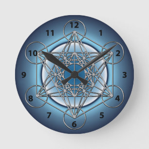 Horloge Ronde Cube Metatrons